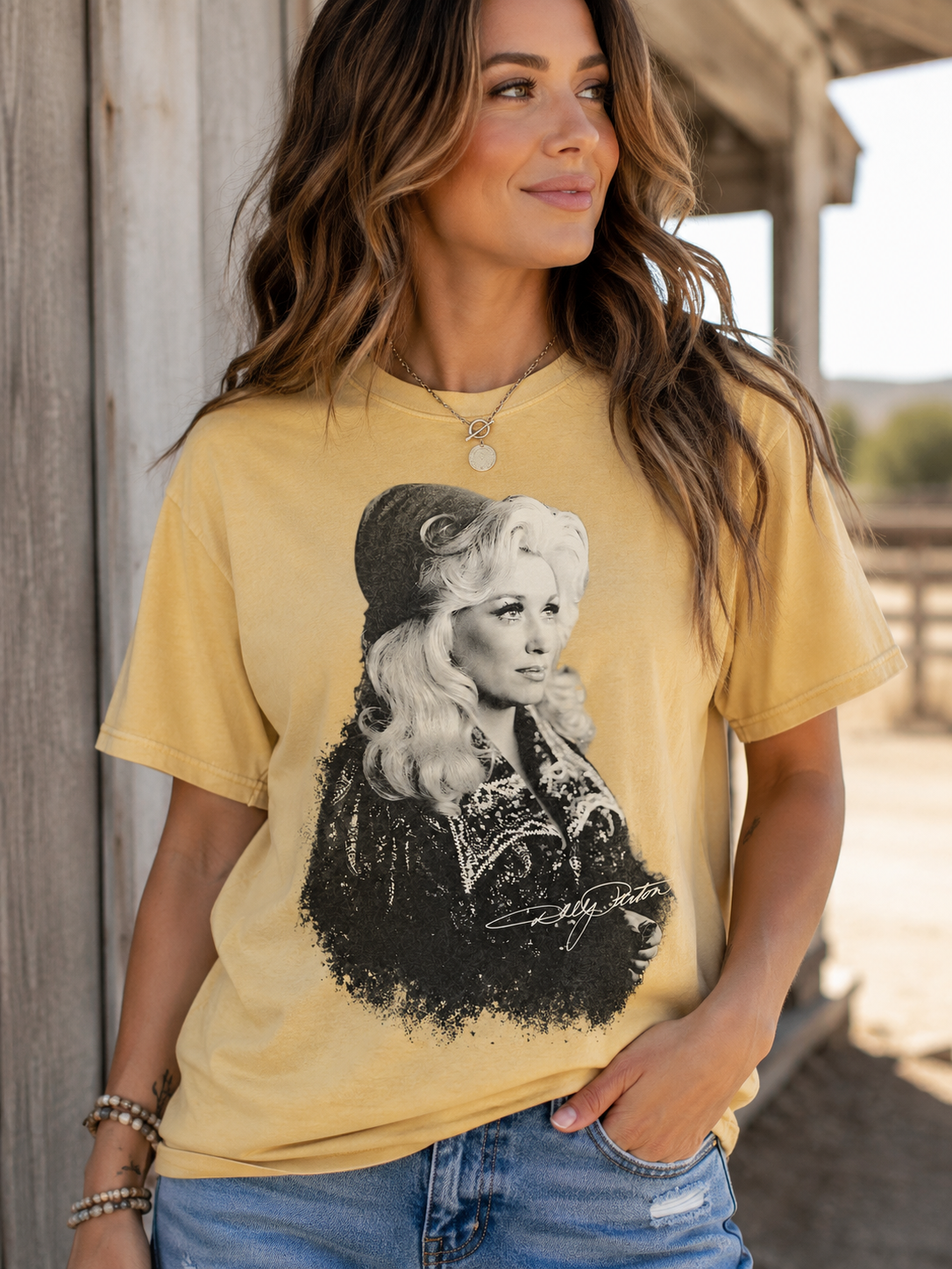 Dolly Tee | Mustard