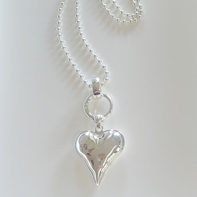 Heart Necklace | Silver | Yellow Gold | Rose Gold