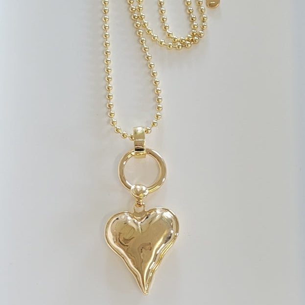 Heart Necklace | Silver | Yellow Gold | Rose Gold