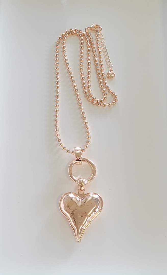 Heart Necklace | Silver | Yellow Gold | Rose Gold