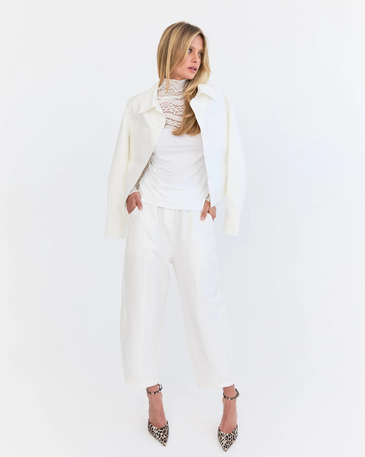 Agnes Pant | Ivory | EDER by Anna