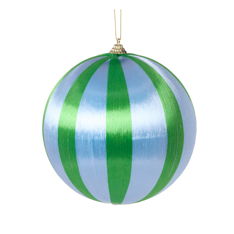 Sky Striped Silk Bauble | Holy & Ivy