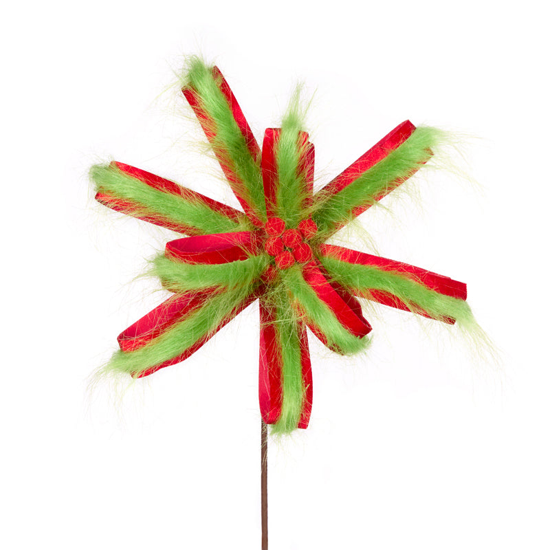Green & Red Loop Poinsettia | Holy & Ivy