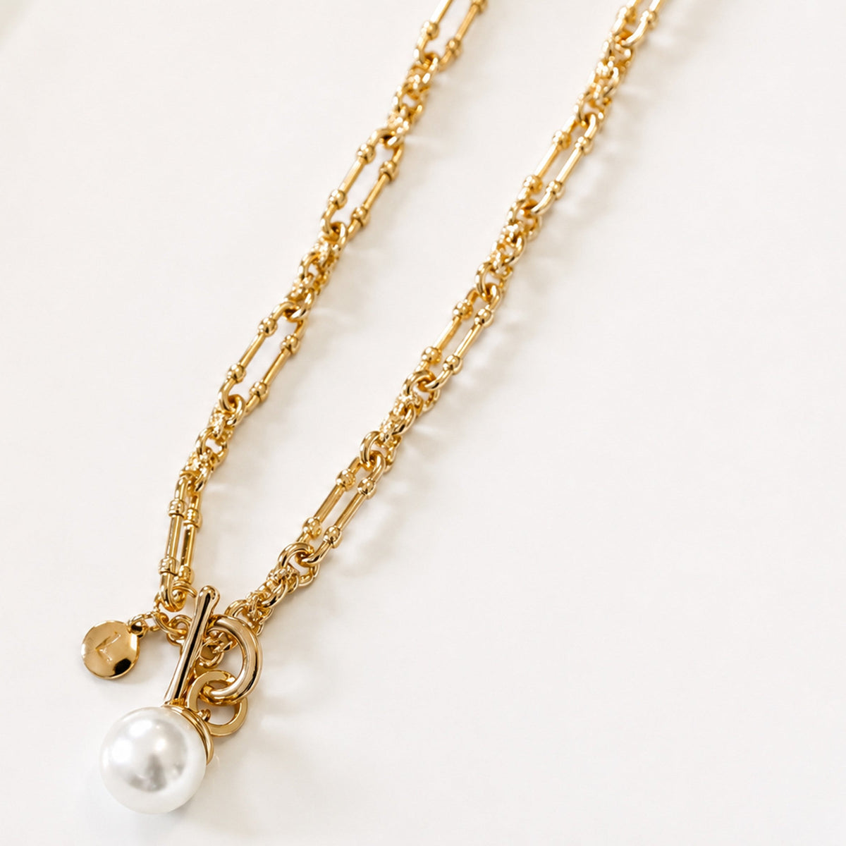 Stunning Pearl Drop Necklace | Yellow Gold