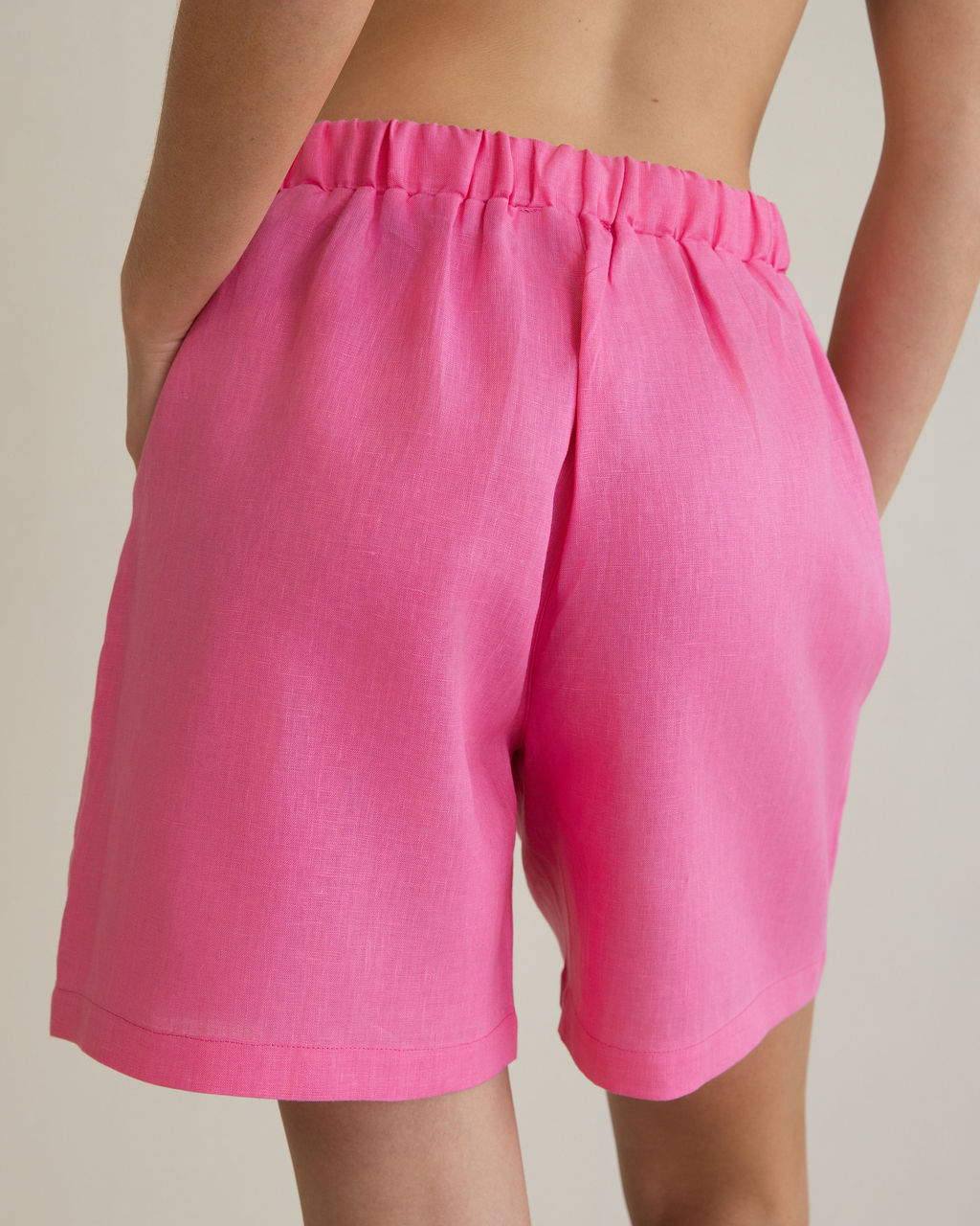 Cotton Shorts | Pink | Kaleido