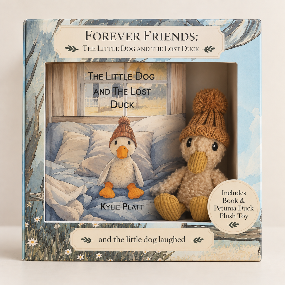 The Little Dog and the Lost Duck | Book & Plush Gift Box