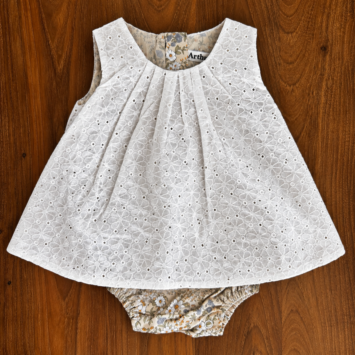 White Lace Baby Playsuit | Arthur Ave