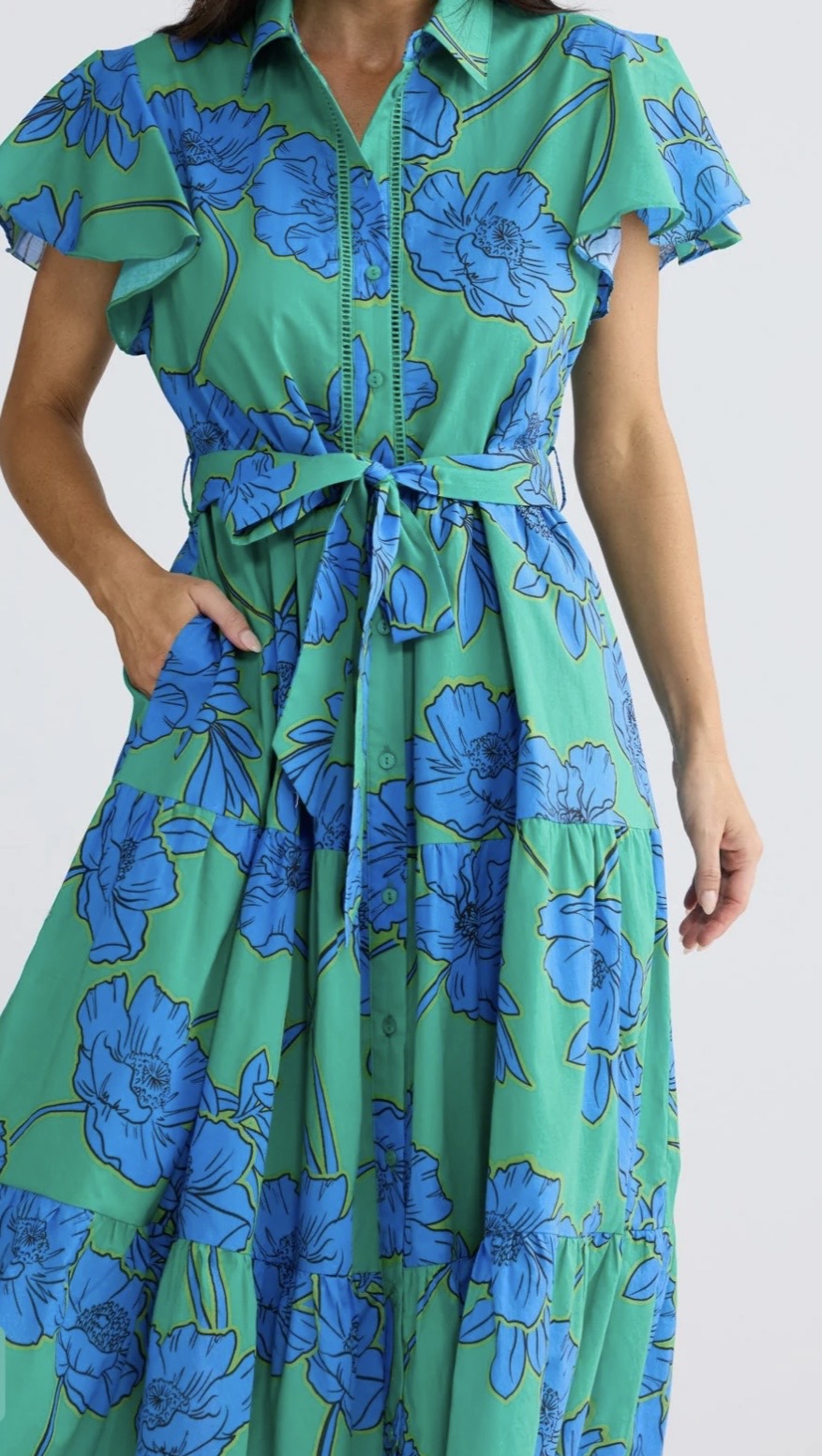 Alice Short Sleeve Dress | Bloomsbury Floral | Brave + True