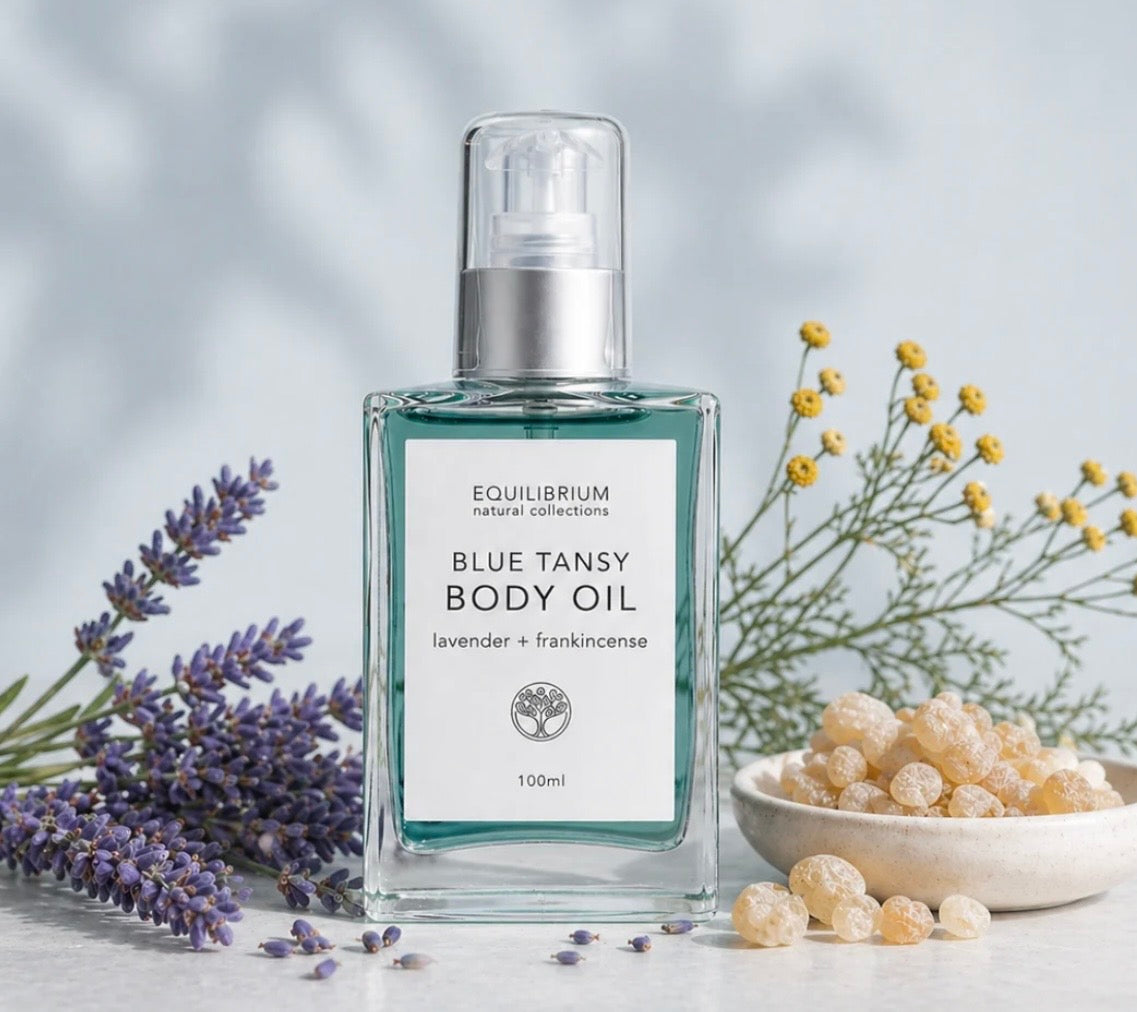 Blue Tansy Body Oil Lavender + Frankincense | Equilibrium