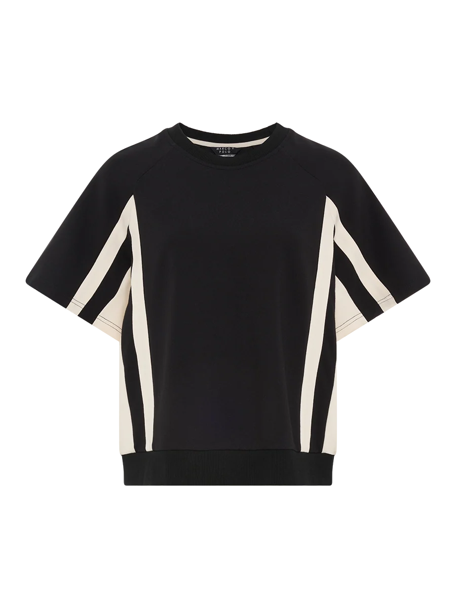 Lounge and Leave Top | Black/Ivory | Marco Polo