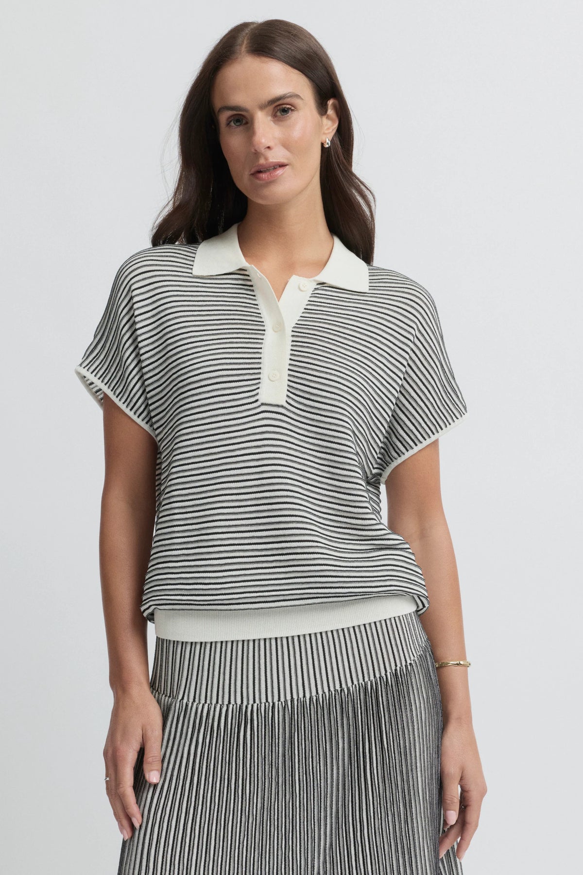 Loam Knit | Ecru/Black | Yarra Trail