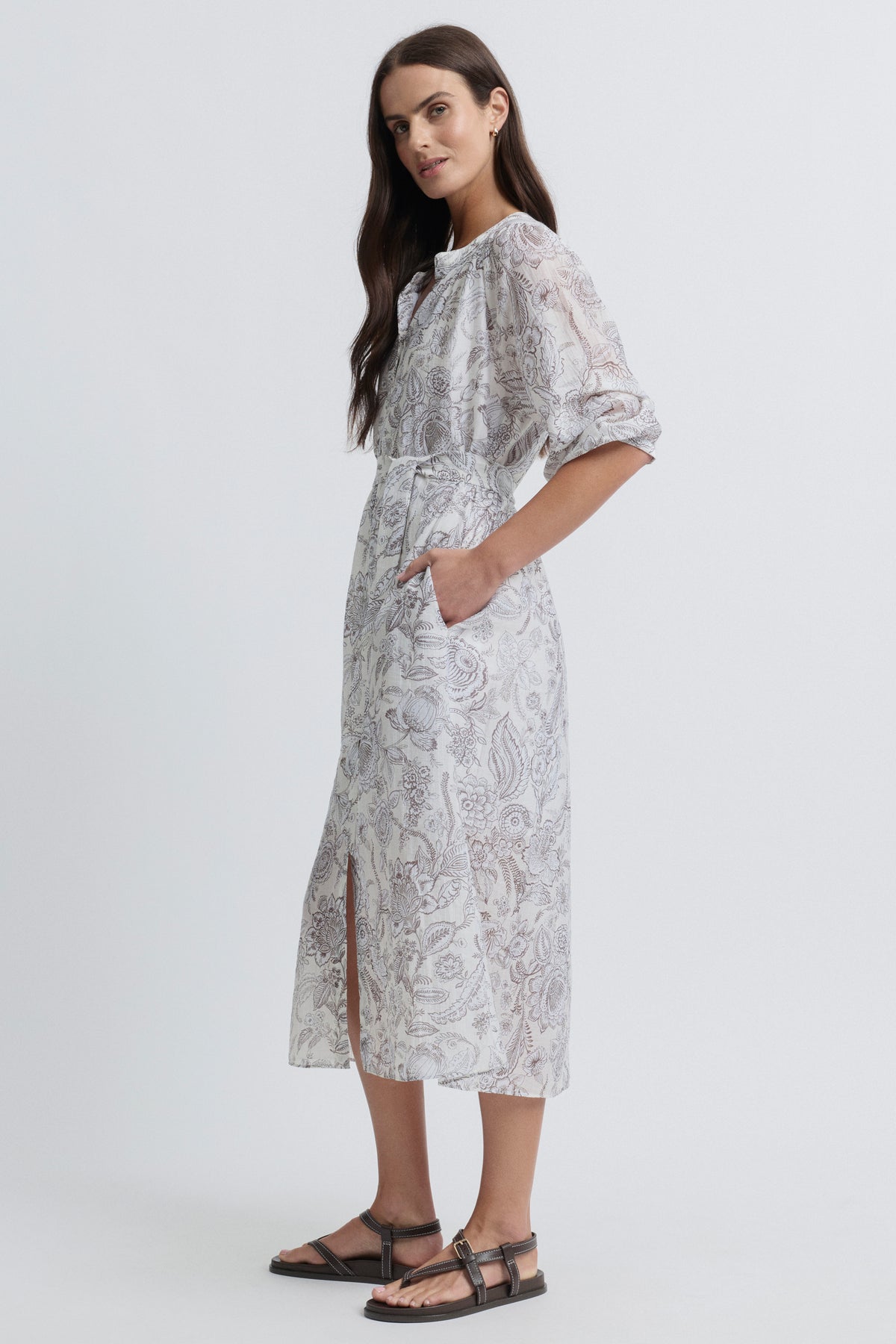 Delicacy 3/4 Sleeve Dress | Yarra Trail