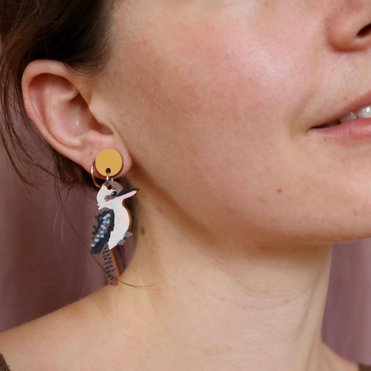 Earrings | Kookaburra Australian Bird
