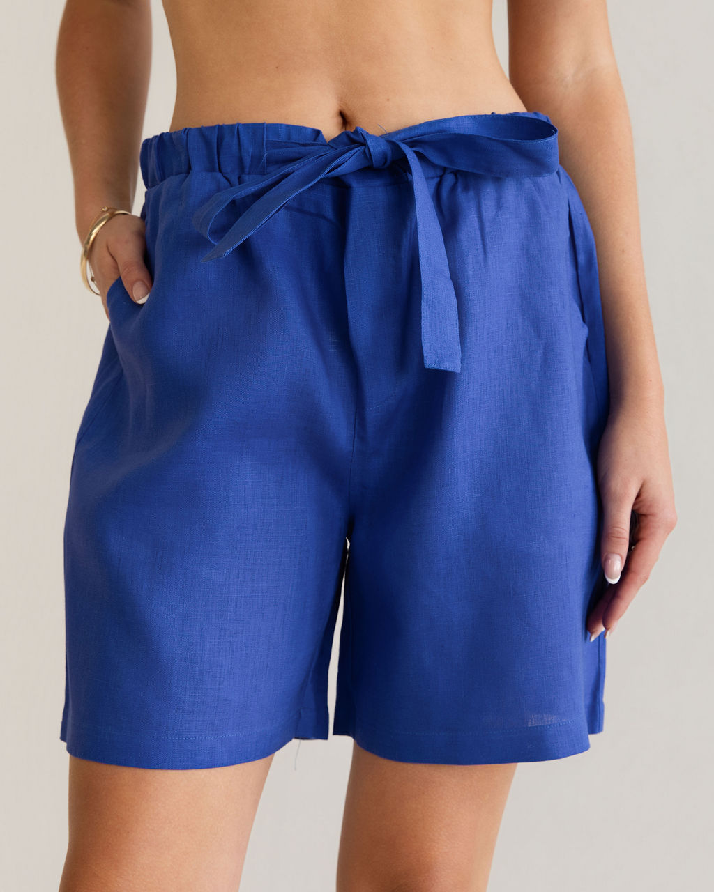 Cotton Shorts | Blue | Kaleido